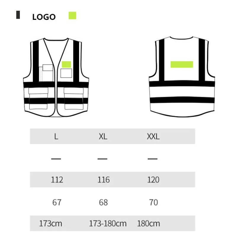 Светоотражающий жилет из дышащей сетки с логотипом на заказ, защитная одежда для дорожного движения, Предупреждение луоресцентный жилет