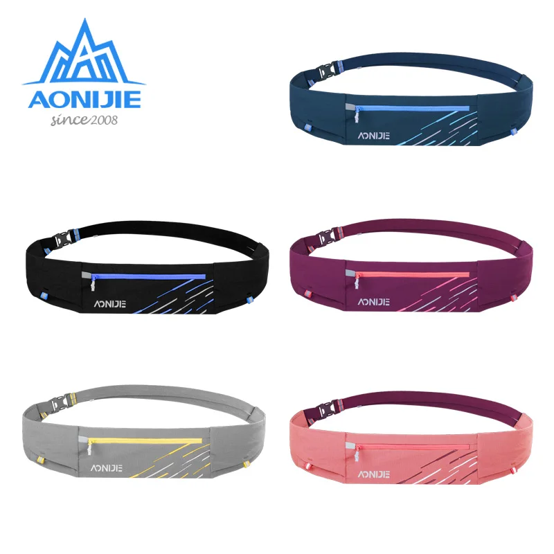 Aonijie W8105-Running Fanny Pack Lightweight Comfortable Hydration Fanny Pack Sport Pockets For Jogging Fitness Gym Hiking 5