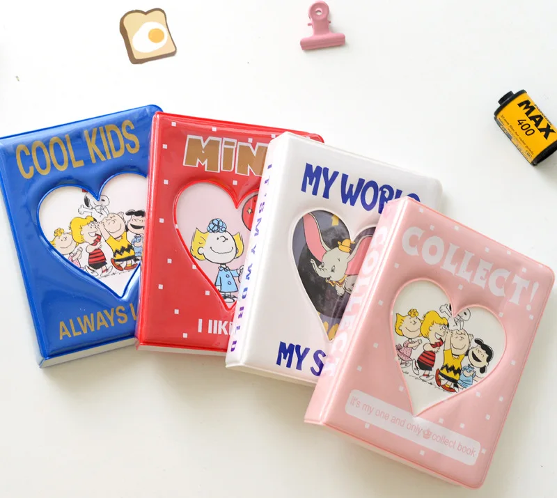 Cartoon Album Holds Name-Card Fuji Instax Mini 64 for 7s 7s