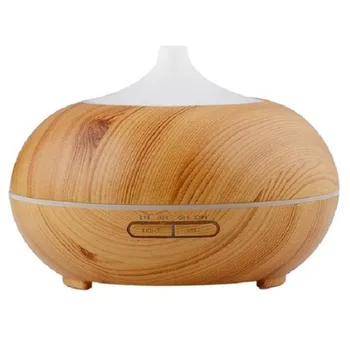 

300ml Aroma Diffuser Aromatherapy Wood Grain Essential Oil Diffuser Ultrasonic Cool Mist Humidifier for Office Home