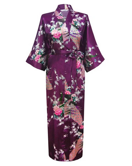Floral-Peacock-Women-Wedding-Party-Bride-Bridesmaid-Robe-Plus-Size-3XL-Rayon-Kimono-Bathrobe-Sexy-Sleepwear (2)