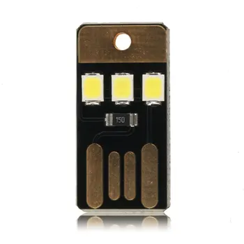 

ICOCO 1Pcs Mini USB Light Camping Night Mobile USB LED Lamp White/Warm Light Wholesale 0.2 W, ultra low power, 2835 chips