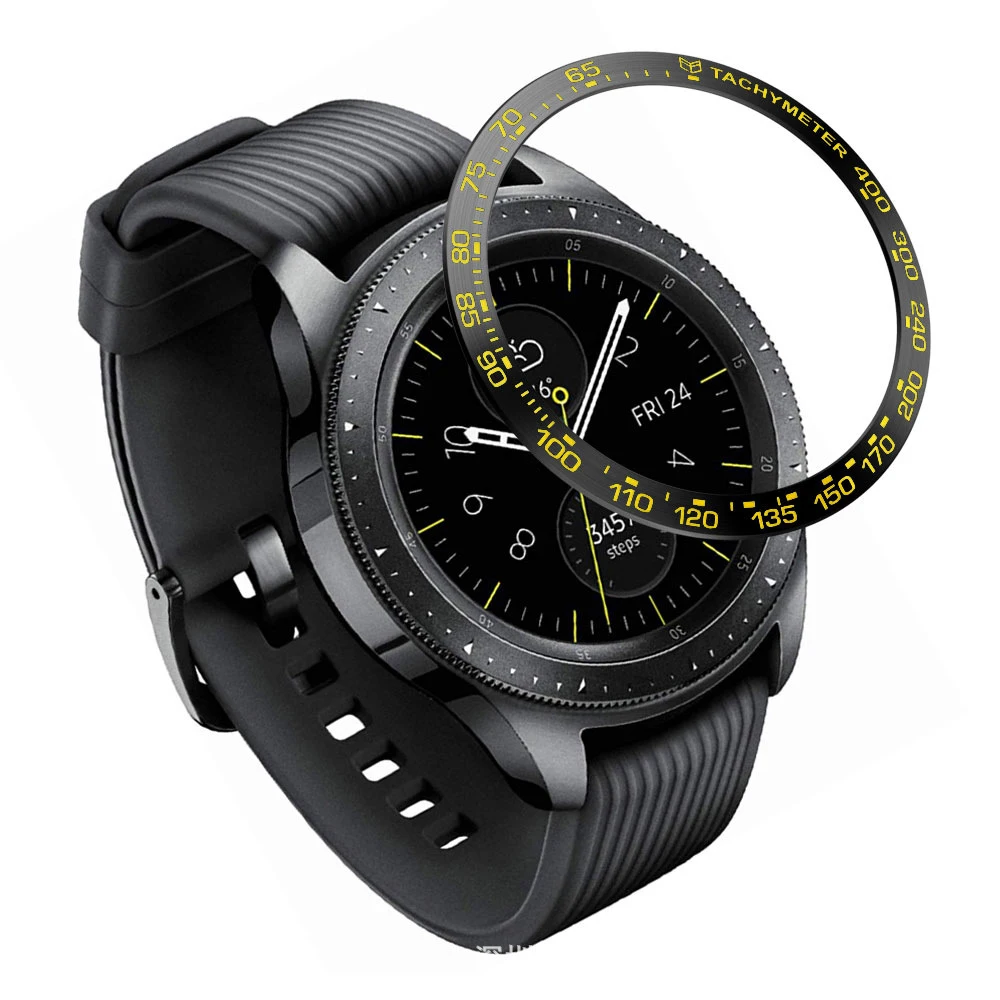 Подходит для samsung gear S2 S3 Classic Frontier Galaxy Watch 46 мм 42 мм рамка кольцо крышка рамка против царапин металлическая защита - Цвет ремешка: 5