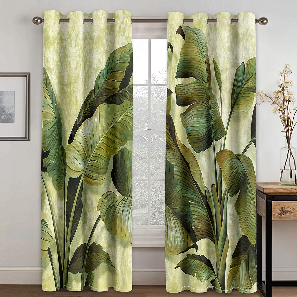 

Pasroral Printed Flower Curtains for Living Room Window Curtain Drapes for Bedroom Blackout Curtains Decor カーテン Cotinas De Sala
