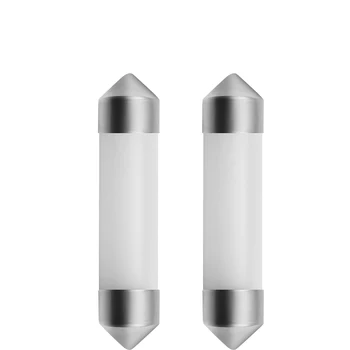 

1PCS Festoon Dome 31mm 36mm 39mm 41mm c5w 212-2 6418 Cold White Reading License Plate Lamp led Light Bulb Milky Cover Bulbs 12V
