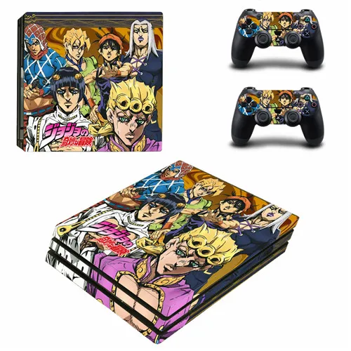 YSP4P-3671 JoJo невероятное приключение PS4 Pro кожи Стикеры для sony Игровые приставки 4 консоль и контроллеры PS4 Pro кожи Стикеры s Наклейка - Цвет: YSP4P-3671