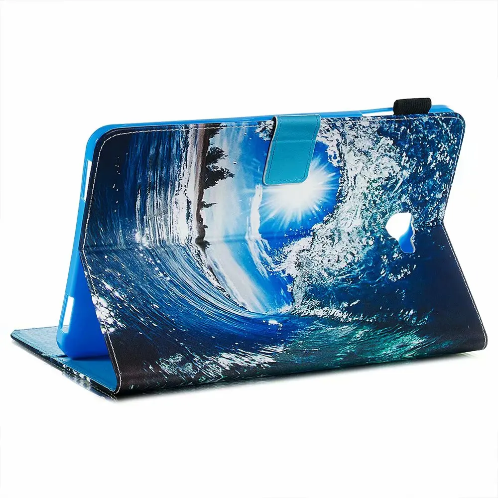 Модный мультяшный чехол для samsung Galaxy Tab A a6 10,1 T580 T585 SM-T585 чехол для планшета смарт-Стенд PU+ TPU кожаный чехол