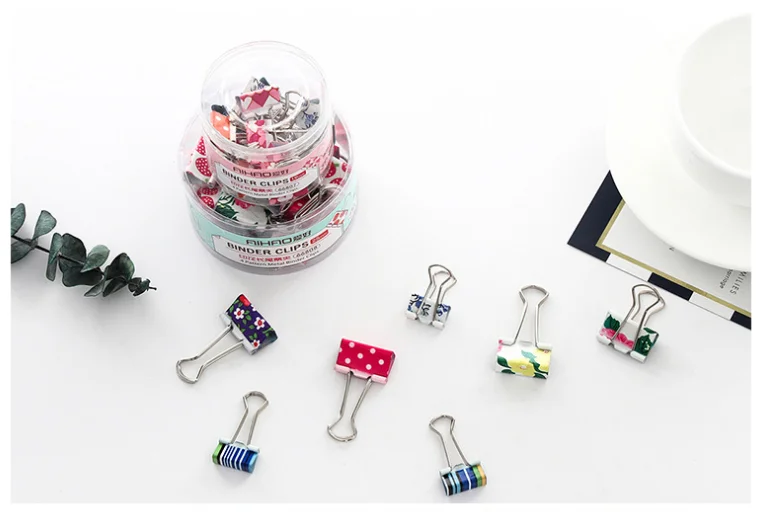 fresh lovely printing binder clips long tail clip bookmarks metal paperclip