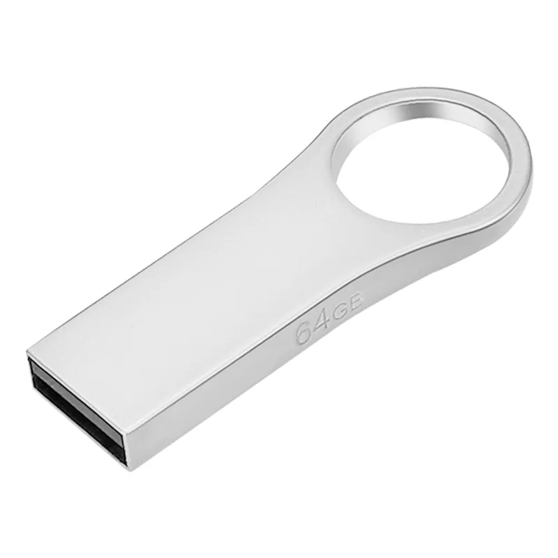 Новый usb флеш накопитель 64 ГБ 32 16 8 4 флешка водонепроницаемый серебристый u диск