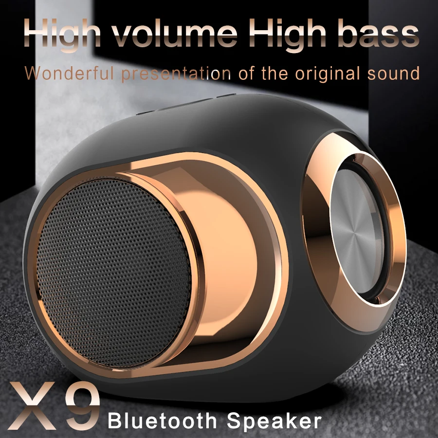 Новинка 2020 Bluetooth Беспроводная колонка Hi Fi Портативная сабвуфер s поддержка FM