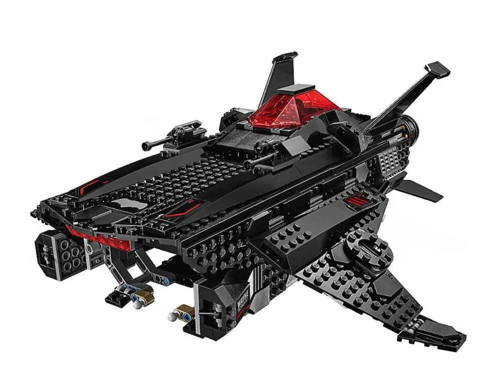  Bela 10846 DC Comic Super Hero Flying Fox Batmobile Airlift Attack Building Blocks 991pcs Brick edu