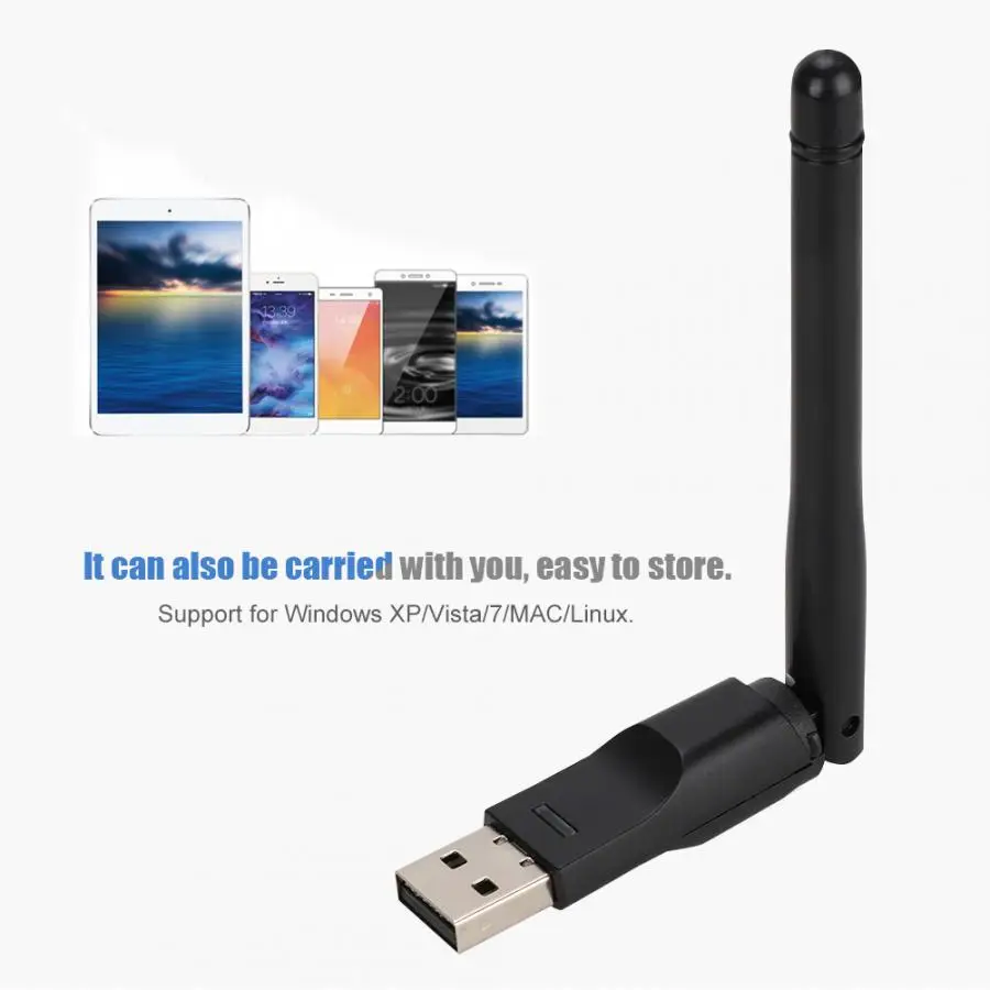 Сетевая карта pci USB2.0 Беспроводная Сетевая интерфейсная карта поддержка 802,11 b/g/n LAN адаптер для ноутбука сетевая карта lan адаптер