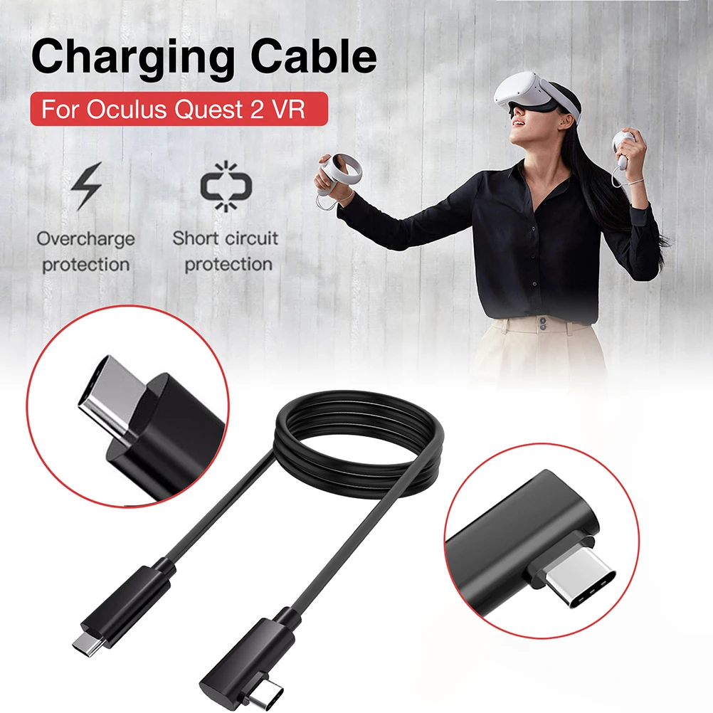 US $22.82 USB C To Type C 31 Cable Virtual Reality Headset Link Cable Compatible For Oculus Quest 2 VR