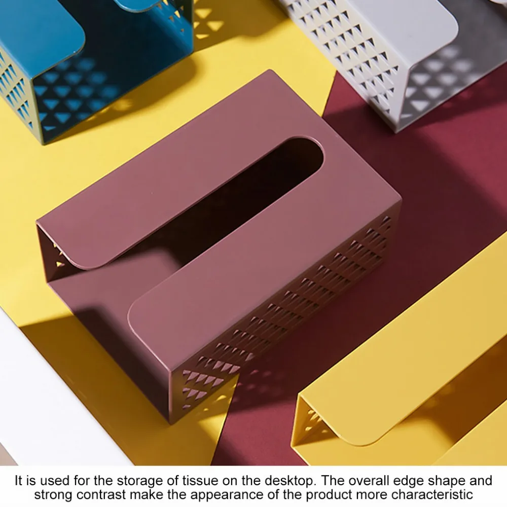 Napkin Box Wall Mounted Tissue Box Kitchen Napkin Toilet Paper Holder Punch-free Storage Case Paper Box For Home Office Bathroom