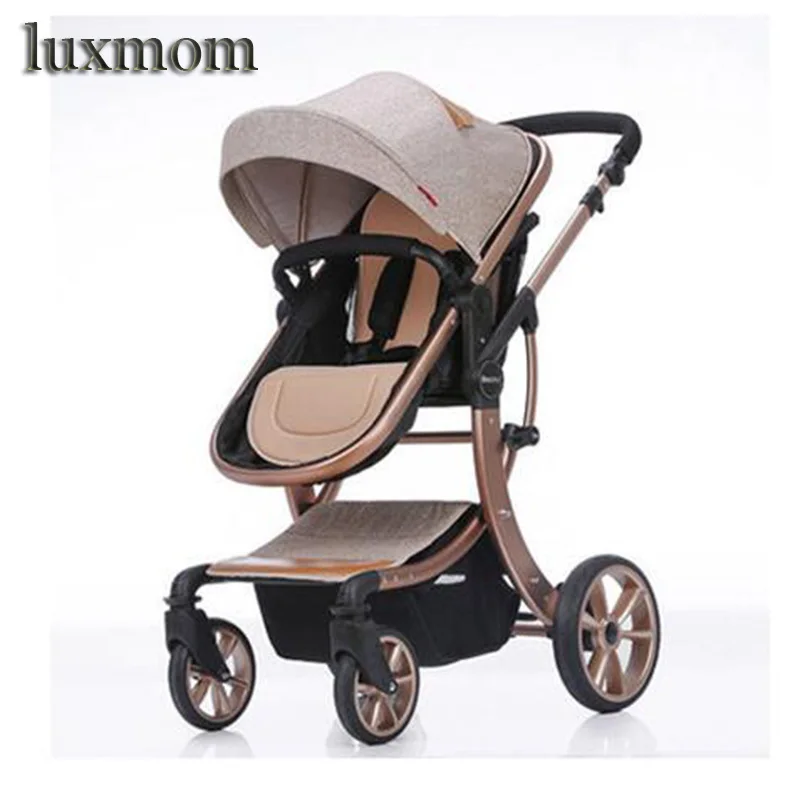 Luxmom baby stroller 2 in 1 High landscape Multifunctionc can sit or lie folding four seasons Russia free shipping Luxmom baby stroller 2 in 1 High landscape Multifunctionc can sit or lie folding four seasons Russia free shipping