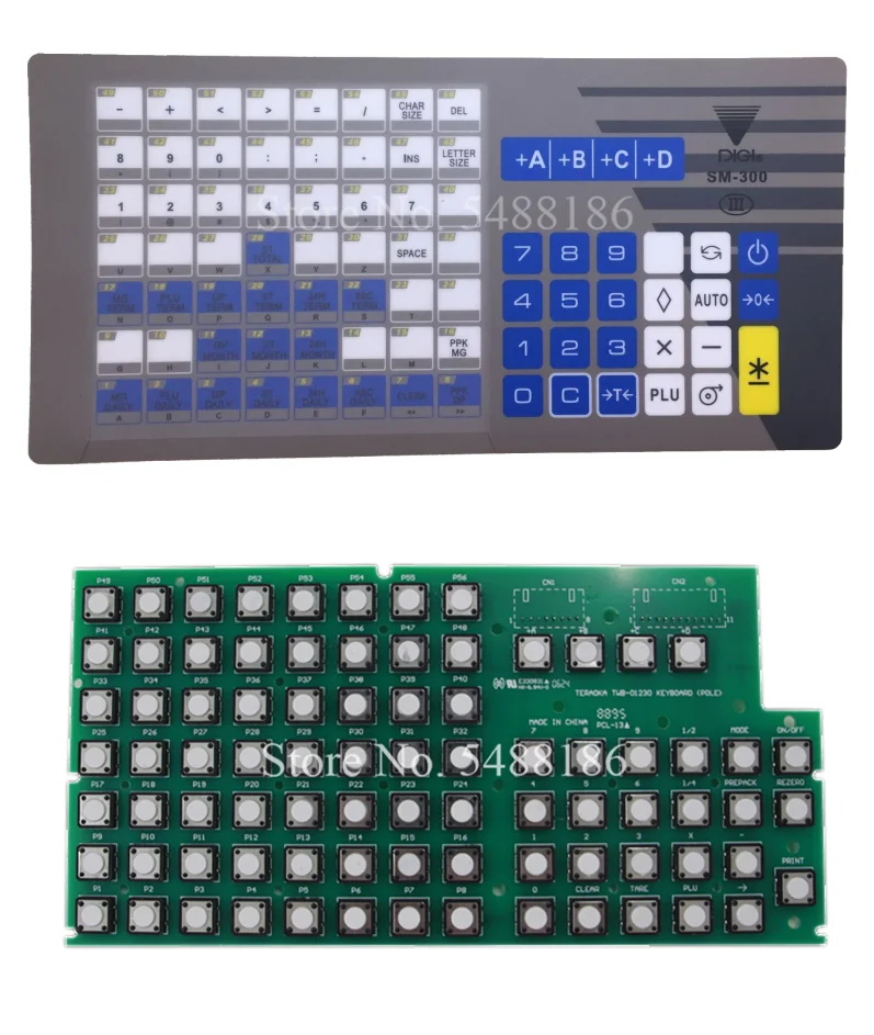 Запасные части для DIGI SM300 клавиатура и Внутренняя схема с пленкой SM300P SM80XP |