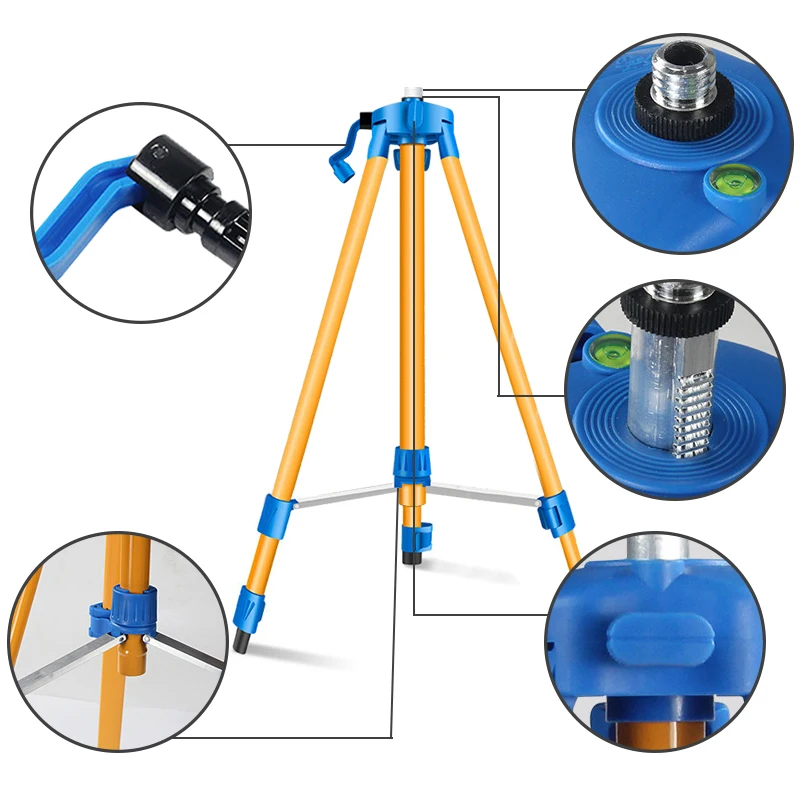 Штатив подставка держатель для лазерного уровня сплав Стенд штатив регулируемый металлический алюминиевый измерительный инструмент Строительные строительные инструменты