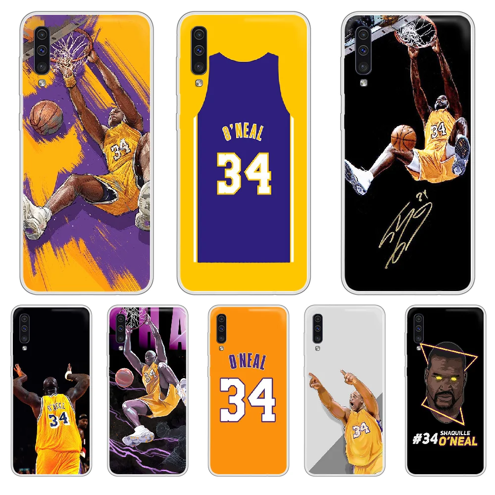 Баскетбольный чехол для телефона Shaquille O Neal XIAOMI Redmi Note 3 4 5 6 7 8 9 9s Pro max 8T 4X Прозрачный