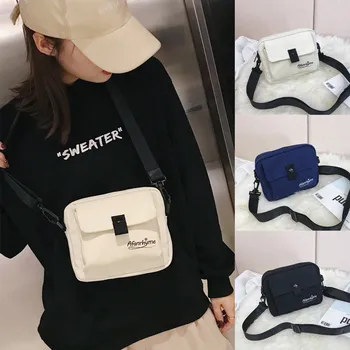 

waist bag casual for women Fashion Women Canvas Printing Letter Casual Bag Mini Crossbody Bags поясная сумка сумка на пояс