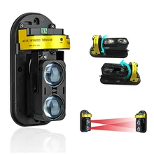 Инфракрасный луч инфракрасный невидимый барьер детектор оповещения 100 м сигнализатор передатчик приемник 12-24 В многоуровневый светодиодный RFI EMI домашний сад