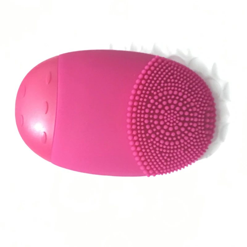 Электрический мини очиститель для лица силиконовый вибратор очищающая щетка