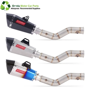 

For yamaha YZF1000 YZF R1 2009 2010 2011 2012 2013 2014 Motorcycle Exhaust Muffler Escape Full System Middle Link Pipe Slip On