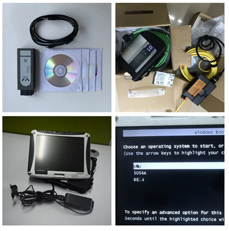 Mb star c4 Диагностика mb sd connect + icom для bmw vas6154 3 в 1 hdd ТБ с ноутбуком cf19 touch 4g ПК Полный