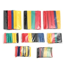 164pcs/lot Polyolefin Shrinking Assorted Heat Shrink Tube Wire Multicolor Cable Insulated Sleeving Tubing Set for Rc Drone
