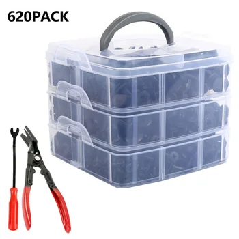 

Push pin Fasteners Kit Trim Clips Rivet Bumper Accessories Car Retainer