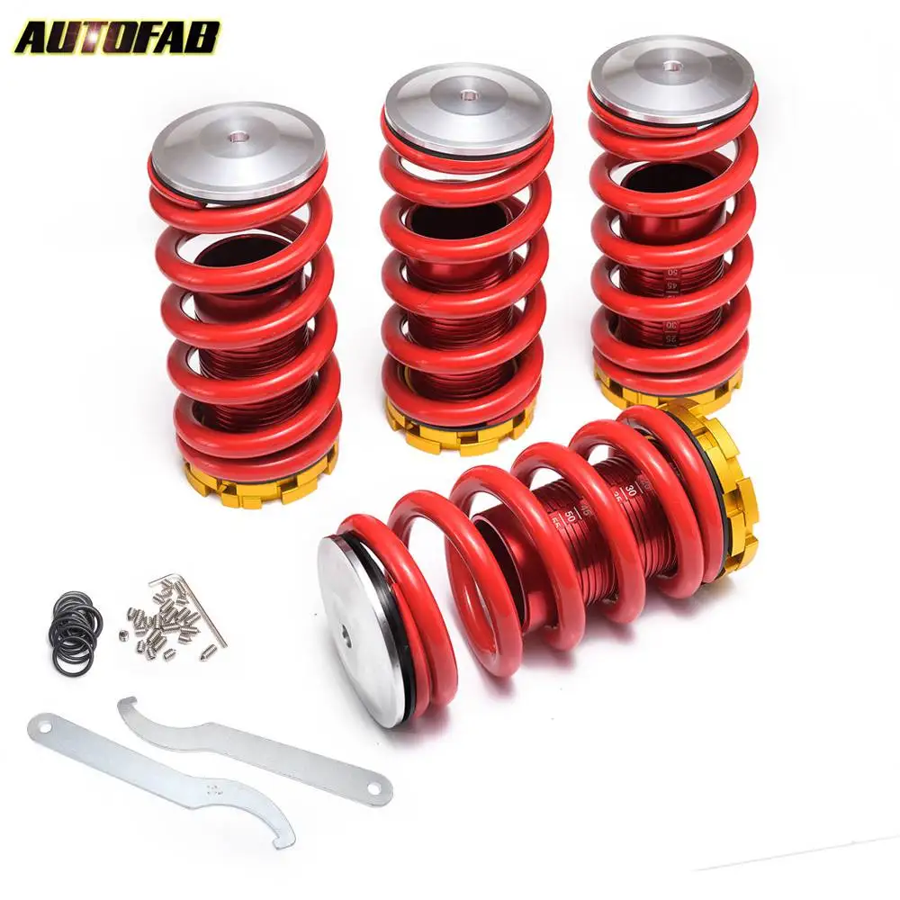 

AUTOFAB Front Rear Coilover Coil Lowering Spring Over Strut For Honda Civic 02-06 AF-SP0206