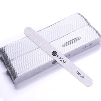 

10pcs/lot Professional Nail File 100/180 Sandpaper Nail Sanding Blocks Grinding Polishing Manicures Care Tools
