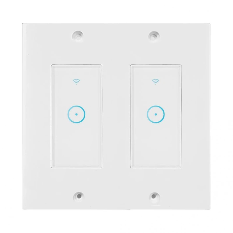 

Two Switch Smart Switch Panel WiFi Press Wall Voice Switch Graffiti Smart Switch