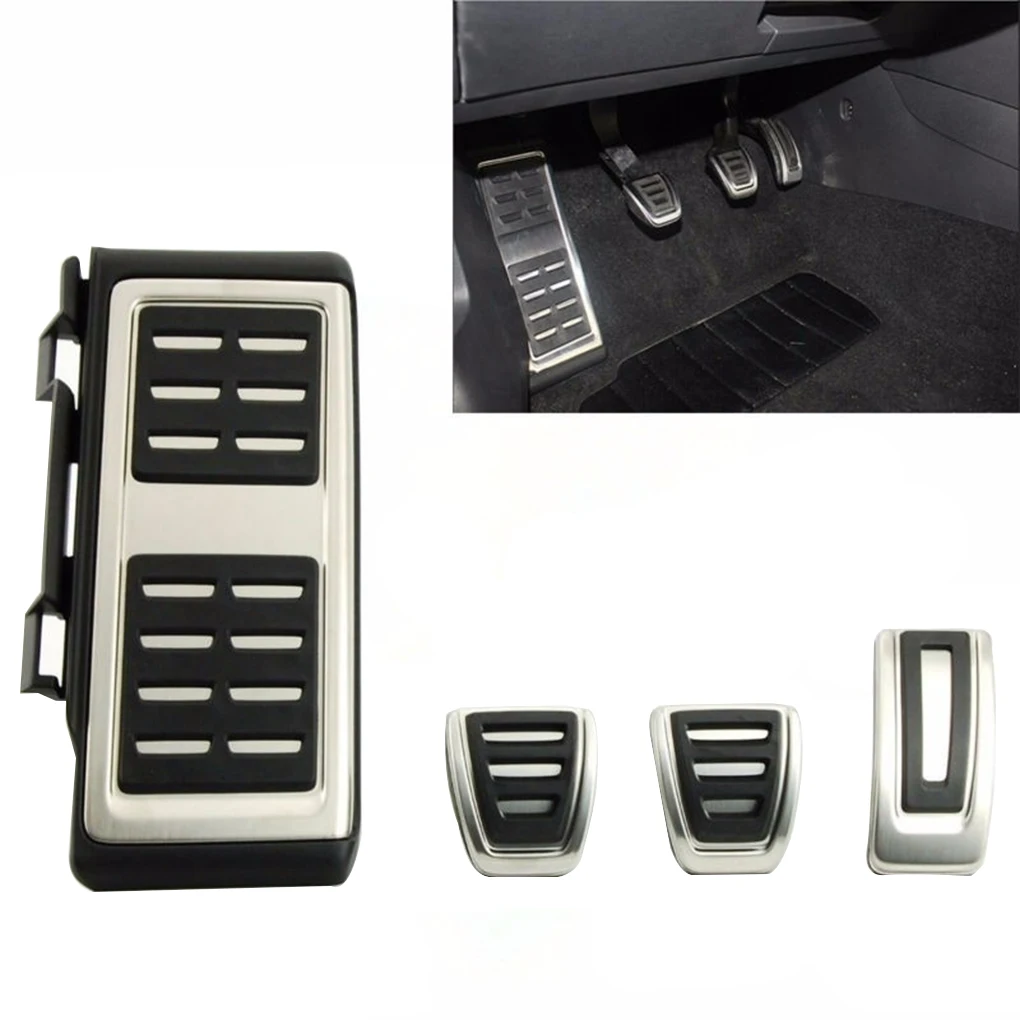 Replacement For Golf 7 GTI MK7 4pcs/set Pedals Automotive Footrest Brake Clutch Accelerator Pedal Kit