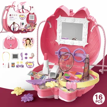 

16PCS/Set Girls Party Makeup Pretend Play Handbag Toys Set Children Gift