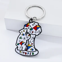 Vicney новый стиль испанский Мадрид брелок медведь для женщин
