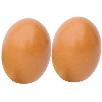 

10Pcs Wooden Eggs Creative Diy Handmade Materials Graffiti Toys Kitchen Children'S Toys Simulation Easter Eggs After Cleaning An