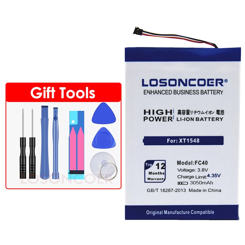 LOSONCOER 3050 мА/ч, FC40 Батарея для Motorola Moto G для Moto G3 XT1540 XT1541 XT1543 XT1548 XT1550 XT1557 xt1544