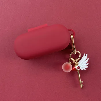 

For Huawei Honor Flypods Lite Youth Version Earphone Protective Cover With Luxury Keyring