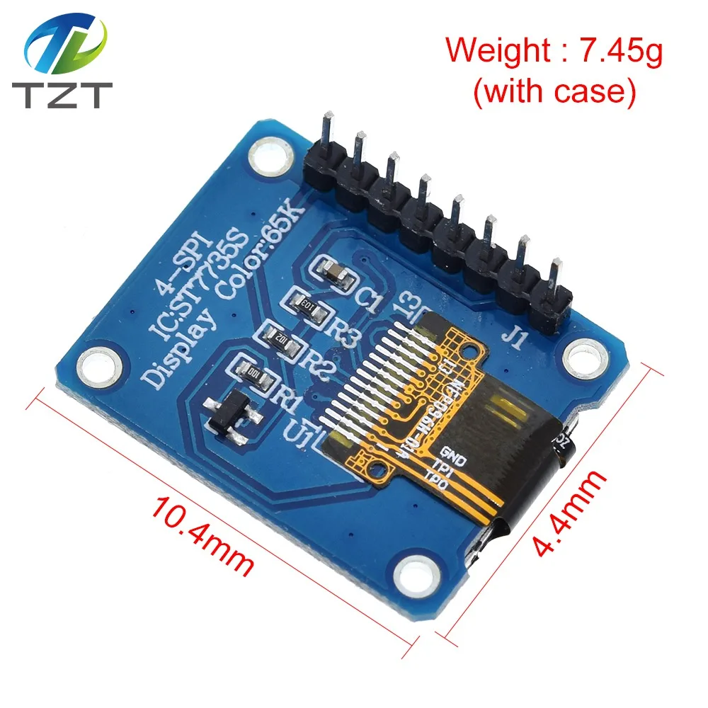 TFT дисплей 0 96/1 3 дюймов IPS 7P SPI HD 65K полноцветный ЖК модуль ST7735 / ST7789 Привод IC 80*160 240*240