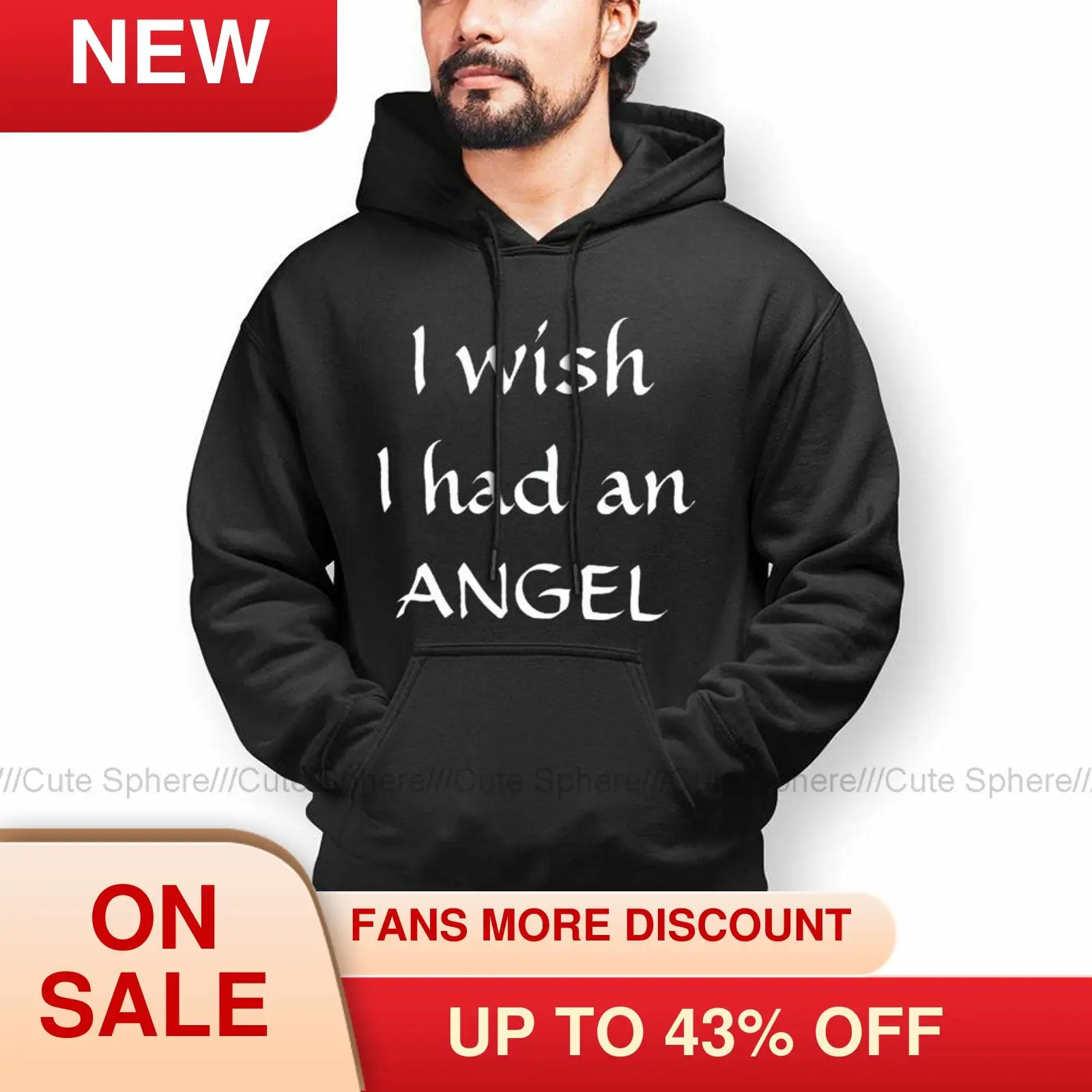 

Winter Nightwish I Wish I Had An Angel Hoodies Cotton Streetwear Pullover Hoodie Long Popular Hoodie XXXL Mens