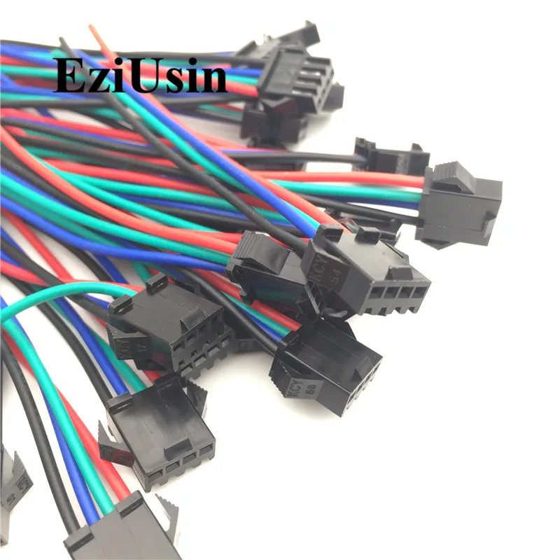22 AWG JST SM Штекерный и гнездовой разъем 2 54 SM2P SM3P SM4P EL проводной кабель адаптер с