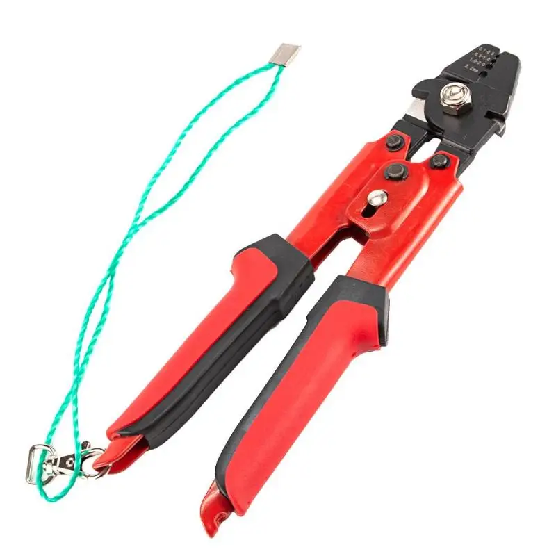 

Fishing Pliers Stainless Steel Fishing Crimping Heavy Duty Hand Crimper with 4 Crimping Positions+2 Hardended Steel Side Cutters