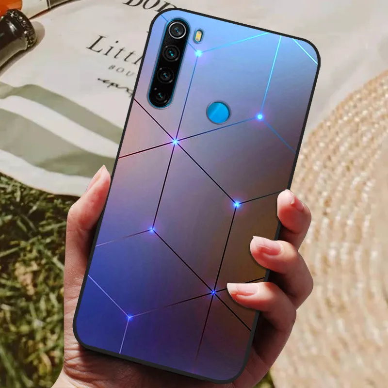 For Xiaomi Redmi Note 8 2021 / 8T Back Cover Silicone Phone Case For Redmi Note 8T Note8T 8 T Funda Note8 Pro Coque Bumper Shell wallet cases Cases & Covers