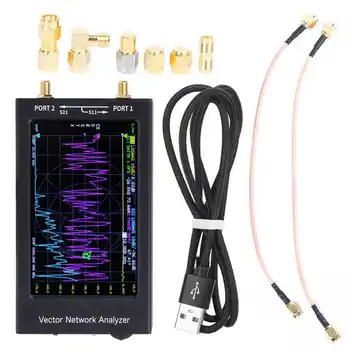 

Antenna Analyzer 4.3in LCD NanoVNA MF HF VHF Short Vector Network Antenna Analyzer 50kHz TO 1000MHz Radio Communication