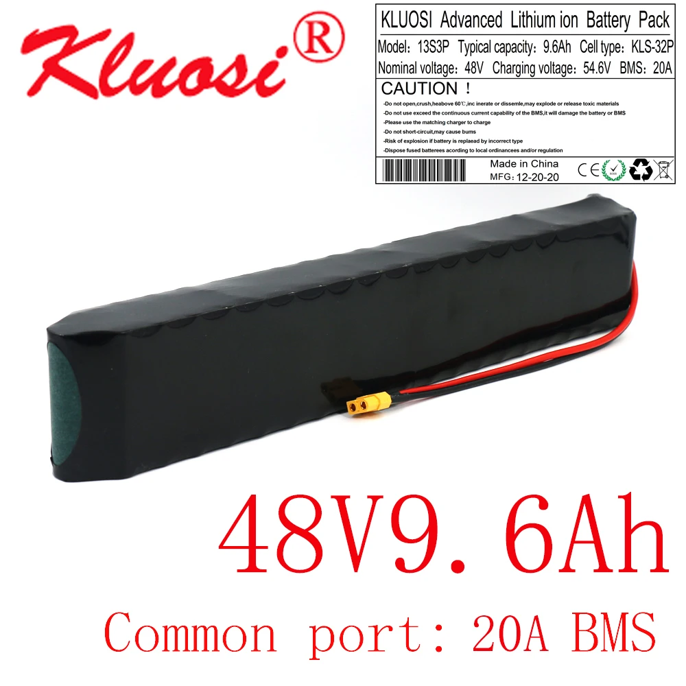 Литиевая аккумуляторная батарея клуosi 48 В 250 А/ч 10 13S3P 750 Вт ~ 54 6 в встроенный 20 А
