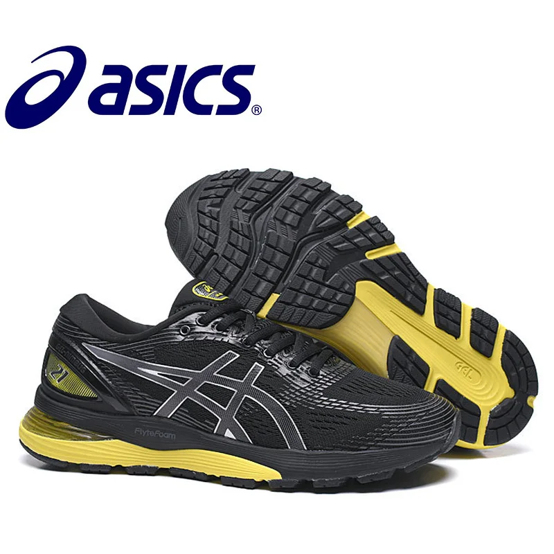 ASICS Gel Nimbus 21 оригинальные мужские кроссовки Asics мужская обувь для бега дышащая спортивная обувь для бега Gel NUMBUS 21 тренер - Цвет: Nimbus 21-4