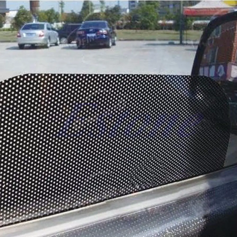 1 Pair Car Rear Window Sun Shade Sunshine Blocker Sun Visor Static Cling