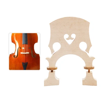 

Standard Maple Bridge Replacement Parts for 1/2 Size Double Bass Adjustable Upright Bass Bridge