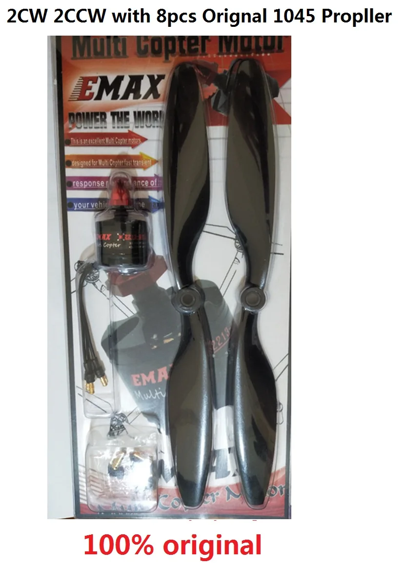 4 шт. Emax Mt2213 935kv RC бесщеточный двигатель 2CW 2CCW с парами Orignal 1045 Propller для DJI F450 F550