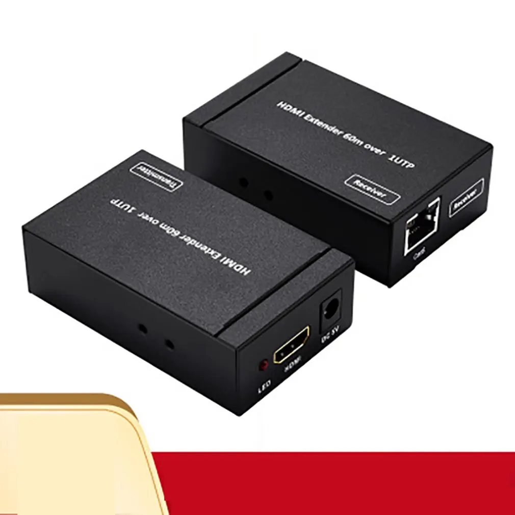 Hdmi удлинитель 60 м 120 м по Ethernet tcp/ip rj45 cat5e cat6 HDMI разветвитель hdmi удлинитель передатчик приемник для hd DVD PS3